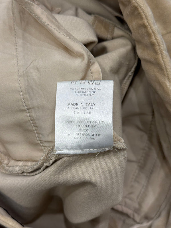 2002 Gucci by Tom Ford flared velvet pants