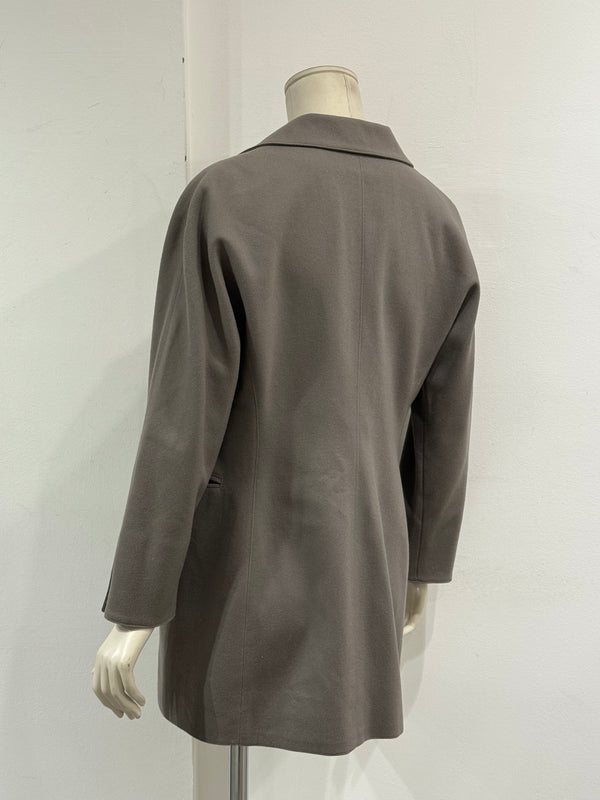 1990s Claude Montana double-breasted wool coat
