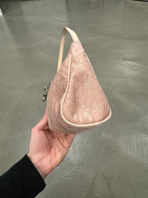 Dior monogram rose hand bag