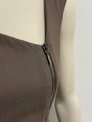 2000s Plein Sud zipper midi dress