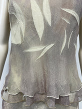 Load image into Gallery viewer, 2000s Roberto Cavalli leaf wrinkle set top + skirt
