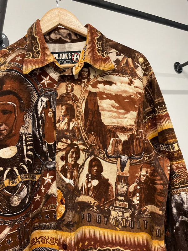 AW1994 X-ray Native American corduroy shirt