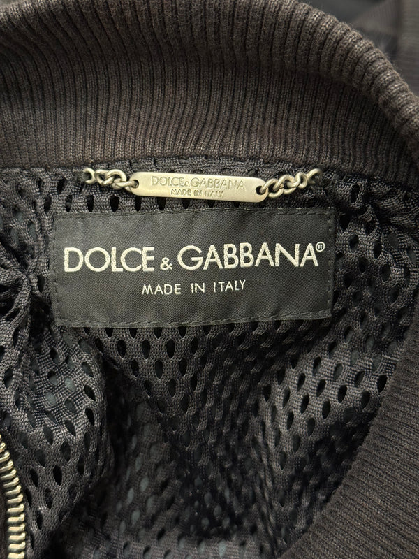 S/S2004 Dolce & Gabbana multi-zipper runway leather jacker