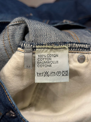 2000s Dior by Hedi Slimane faded raw denim