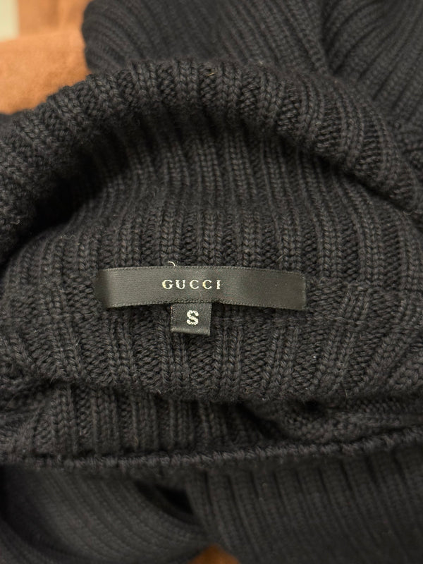 1990s Gucci by Tom Ford ribbed turtleneck sweater