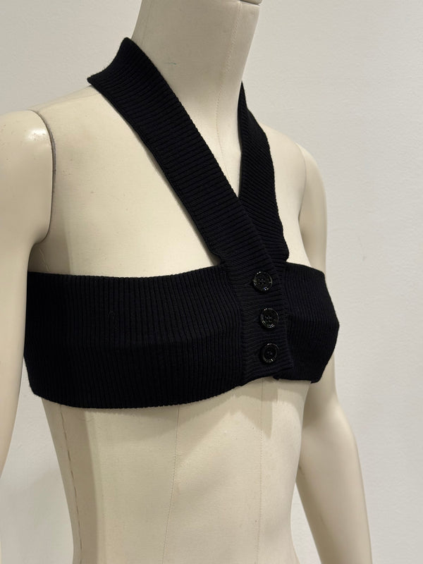 A/W2003 Dolce & Gabbana deconstructed wool top