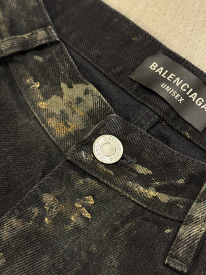 S/S2023 Balenciaga "The Mud Show" destroyed denim