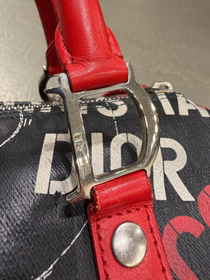 2004 Dior by John Galliano hardcore collection Boston bag