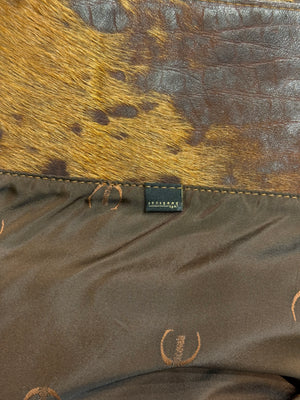 A/W2004 Roberto Cavalli pony hair leather coat