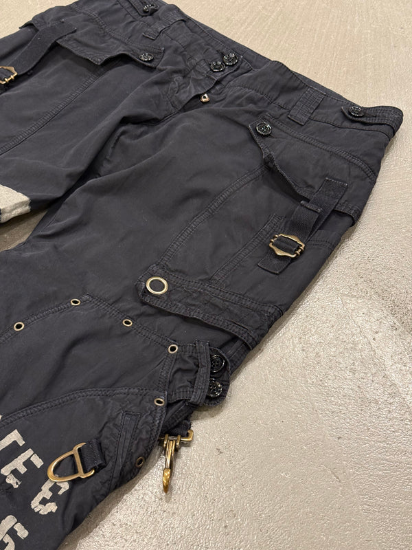 2004 Dolce & Gabbana runway bondage parachute cargo pants