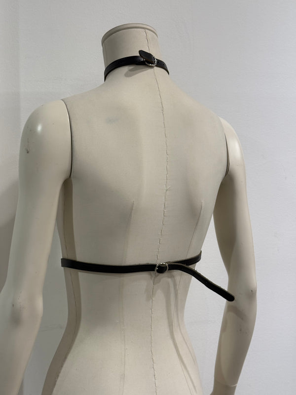 A/W2003 Maison Margiela runway bondage choker harness