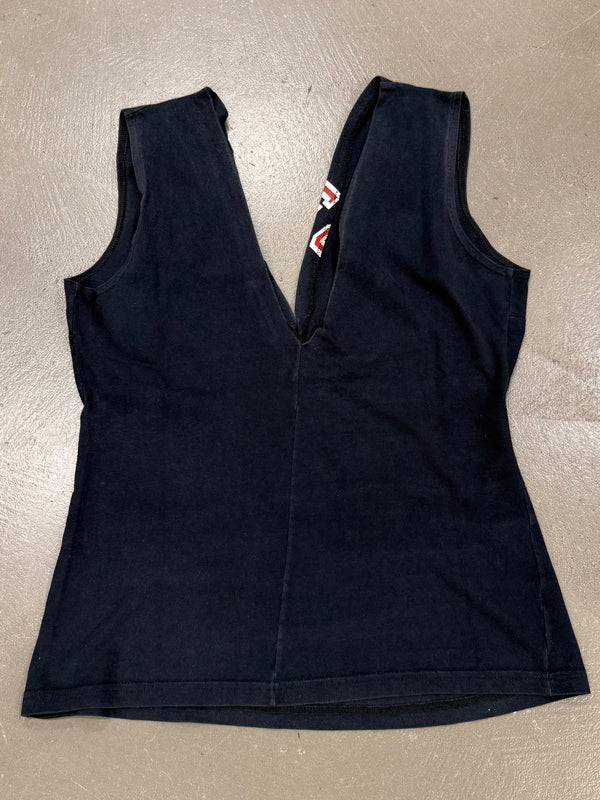2000s Dolce & Gabbana shoulder logo tank