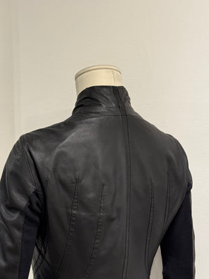 Rick Owens cropped leather jacket