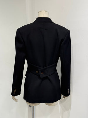 2000s Jean Paul Gaultier deconstructed blazer