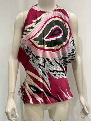 S/S2001 Alexander McQueen "Voss" paisley top