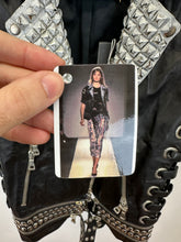 Load image into Gallery viewer, S/S2011 Balmain by Decarnin leather metal studded biker vest
