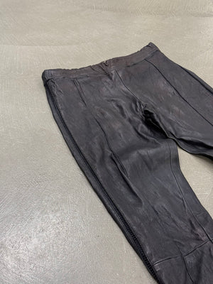 2010s Roberto Cavalli leather skinny pants