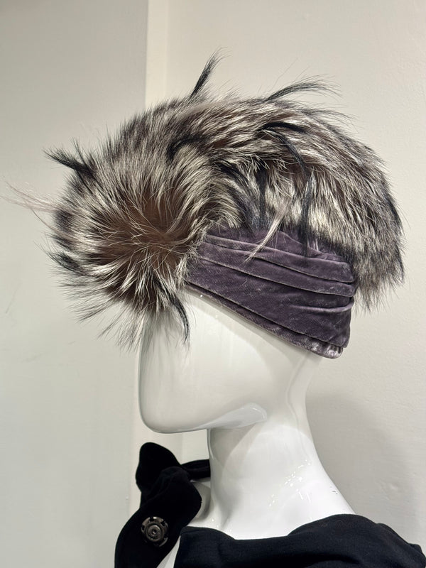 A/W2007 Christian Dior by John Galliano runway Mohawk fox fur hat - NEW