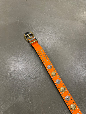 1980s Gianni Versace studded leather belt