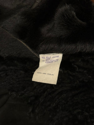 A/W1999 Gucci by Tom Ford Runway mongolian fur leather jacket