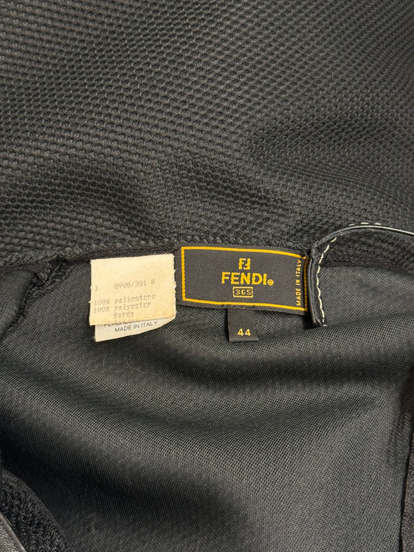 2000s Fendi 3-piece mesh set with leather trim