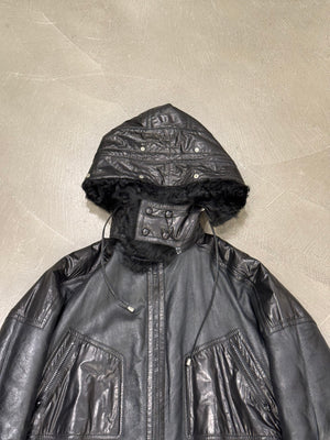 2000s Gucci shearling leather parka