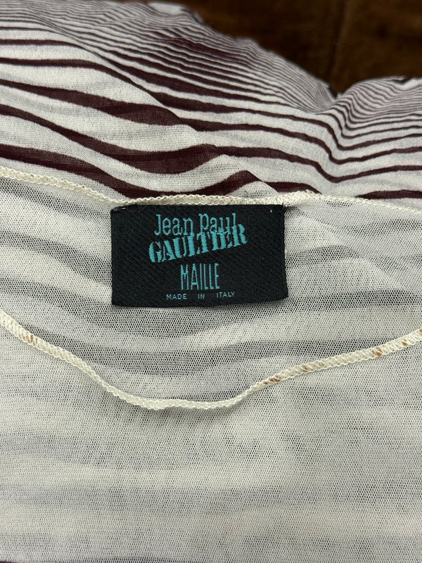 1995 Jean Paul Gaultier cyberbaba mesh top