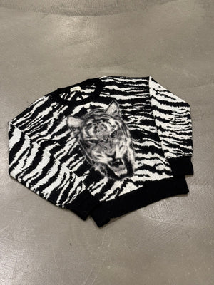2015 Saint Laurent Paris by Hedi Slimane tiger stripe knit