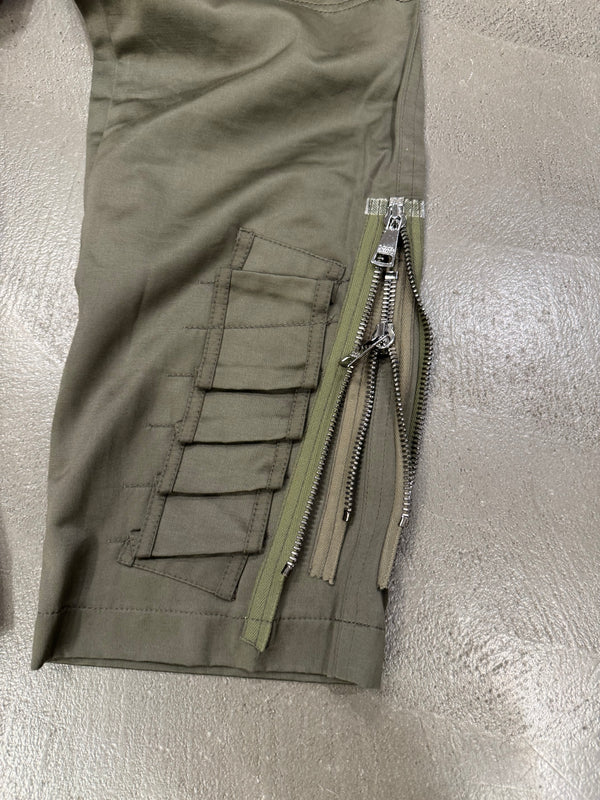 A/W2008 Dolce & Gabbana double zip military cargo pants