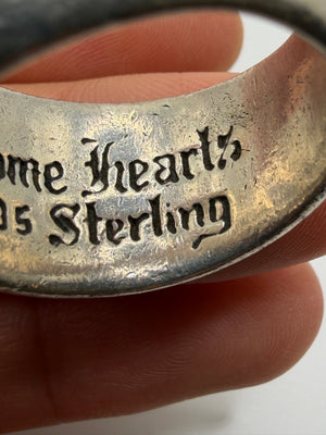 Chrome Hearts heart in bond ring