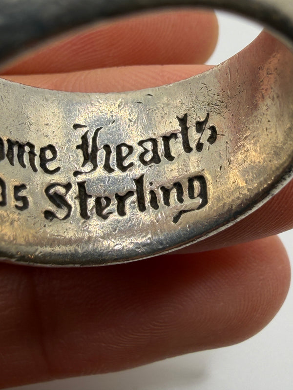 Chrome Hearts heart in bond ring