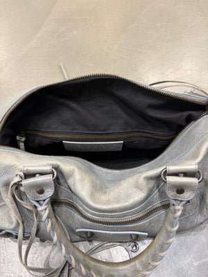 2010S Balenciaga leather bowler City bag