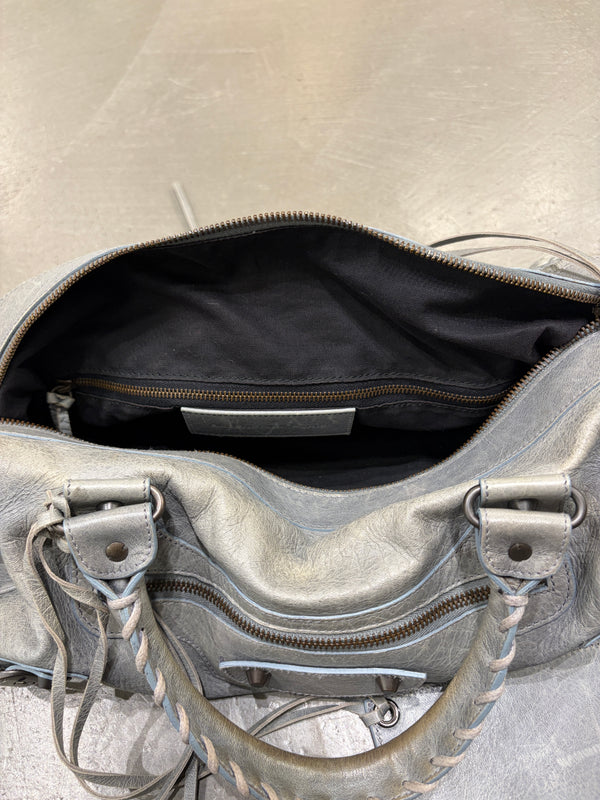 2010S Balenciaga leather bowler City bag