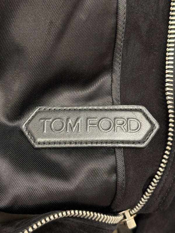 2020s Tom Ford suede biker leather jacket