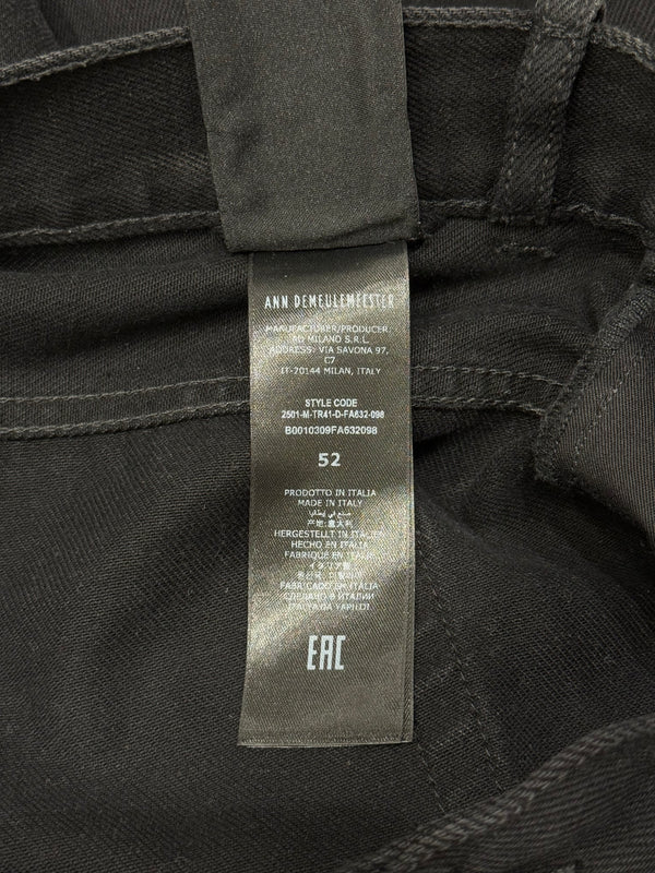 2020s Ann Demeulemeester distressed wide leg pants