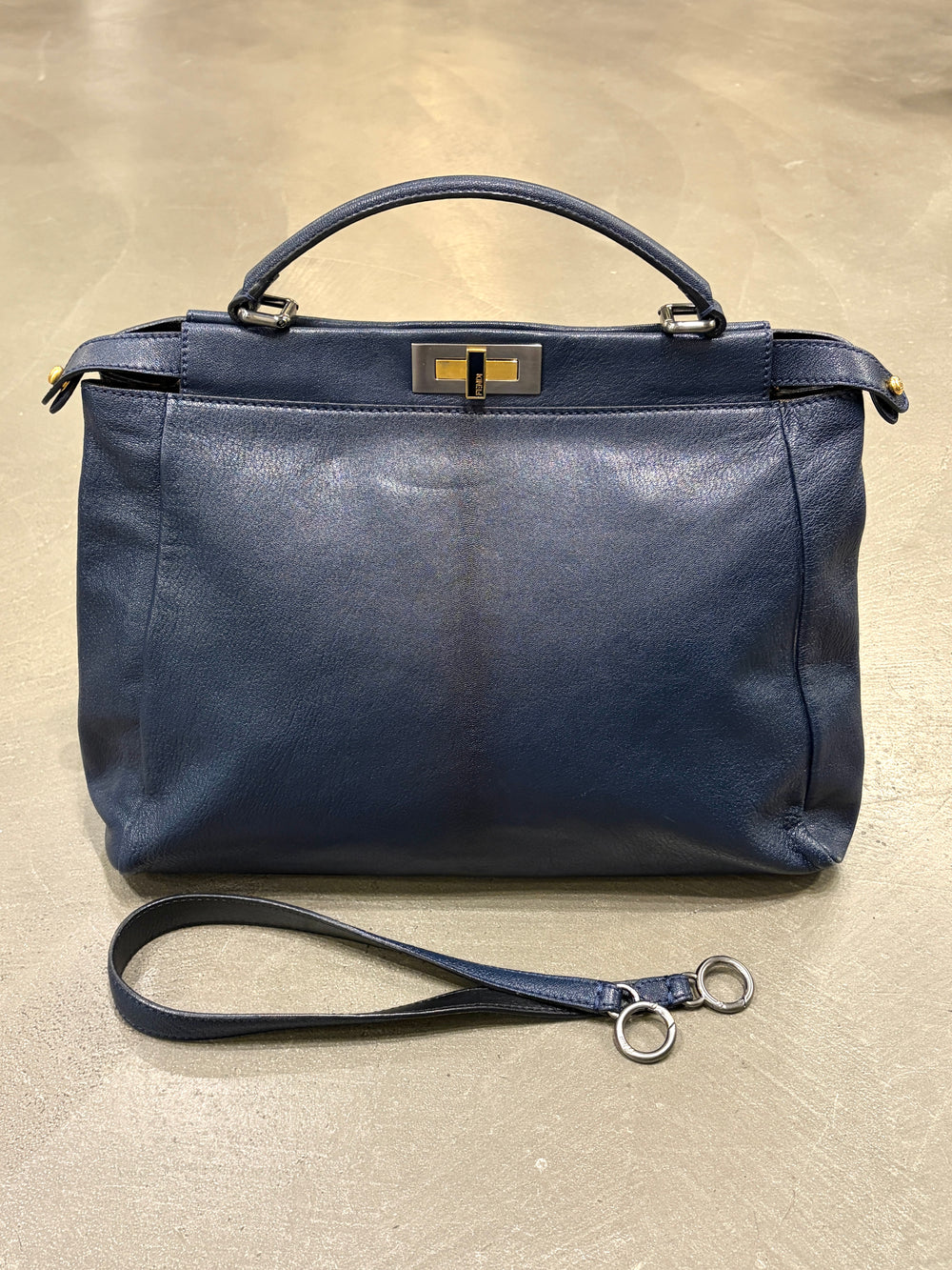 A/W2011 Fendi Peekaboo gradient goatskin bag