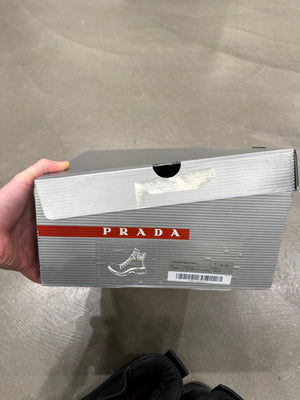 AW1999 Prada black pony hair leather boots