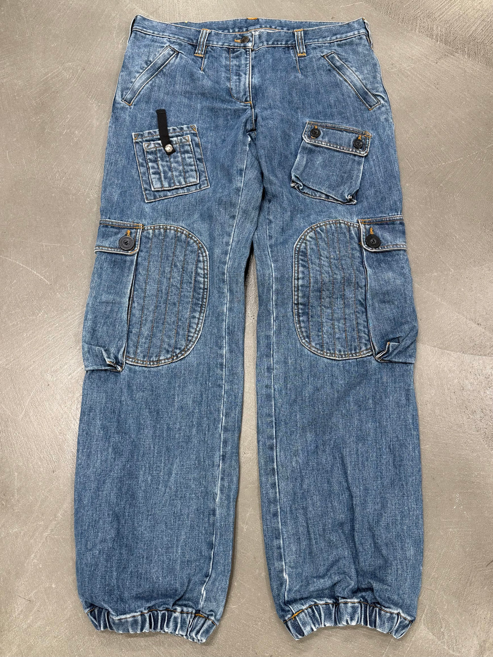 2000s Dolce & Gabbana denim cargo jeans