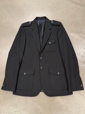 2000s Balenciaga by Nicolas Ghesquiere military officer jacket