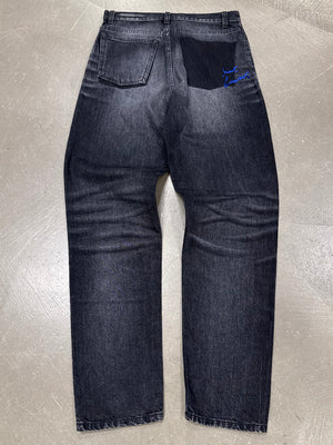 2017 Saint Laurent “D18” dark wash denim jeans