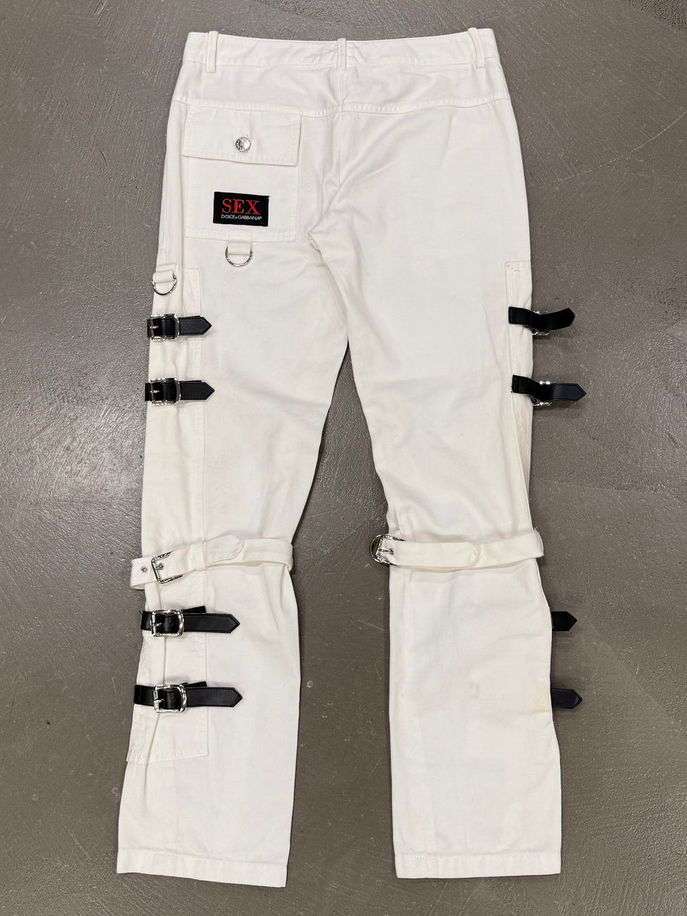 S/S 2003 Dolce & Gabbana sex runway bondage pants