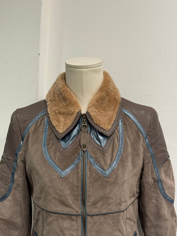 2000s Cavalli paneled jacket