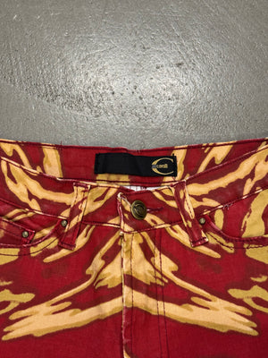 2001 Roberto Cavalli distortion illusion pants