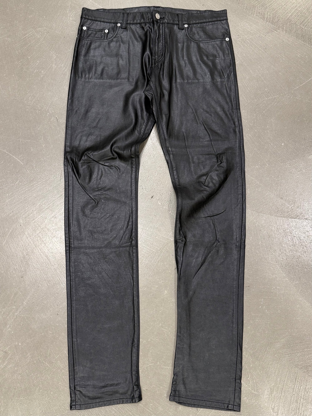 2013 Saint Laurent by Hedi Slimane “D02” faux leather skinny pants