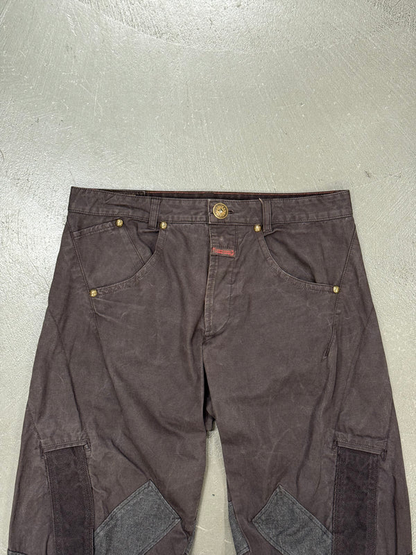 2000s Marithe Francois Girbaud paneled work pants