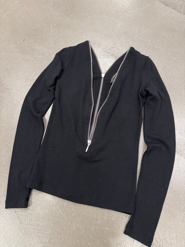 2000s Plein Sud full zipper knit top