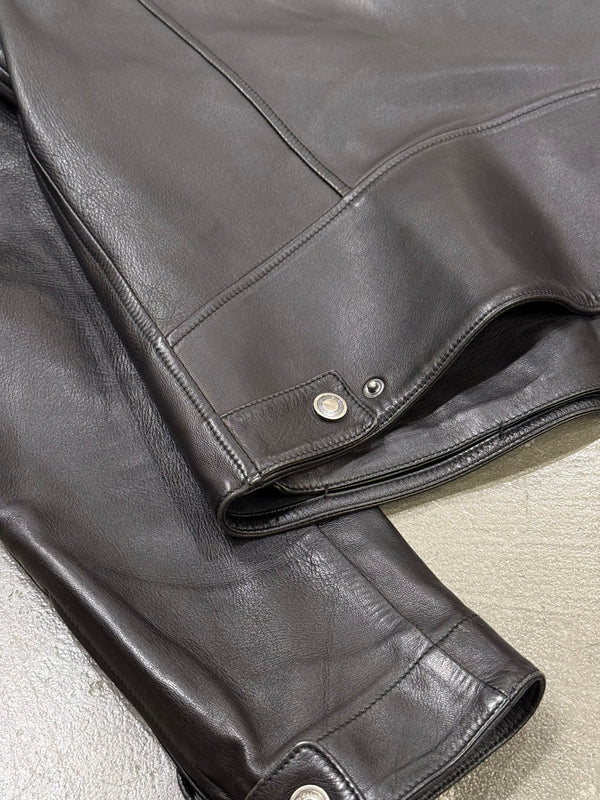 2000s Gucci by Tom Ford biker leather jacket