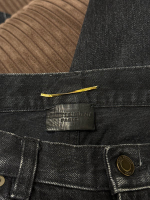 2017 Saint Laurent “D18” dark wash denim jeans