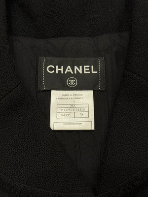 A/W2007 Chanel structured wool belted coat
