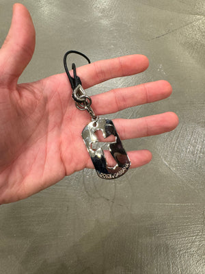 2000s Dolce & Gabbana dog tag cross necklace